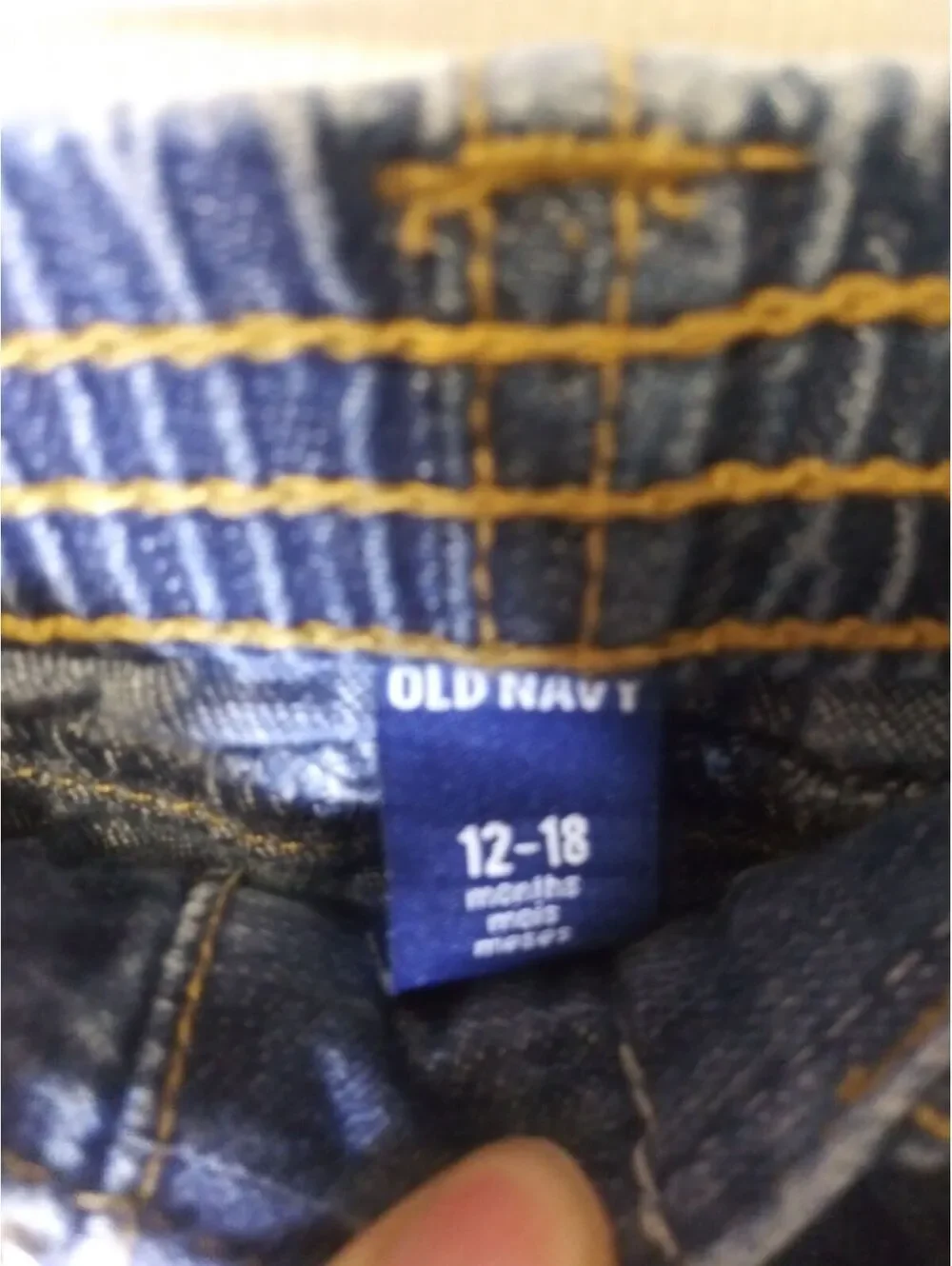 Old Navy Boys Jeans - Gymboree Polo Shirt Turtle Graphic Size 12-18 Months Navy